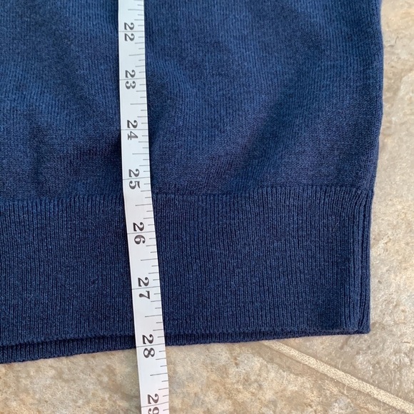 NWOT Joseph Abboud Men’s Modern fit Crewneck pullover cashmere large navy - Picture 9 of 10